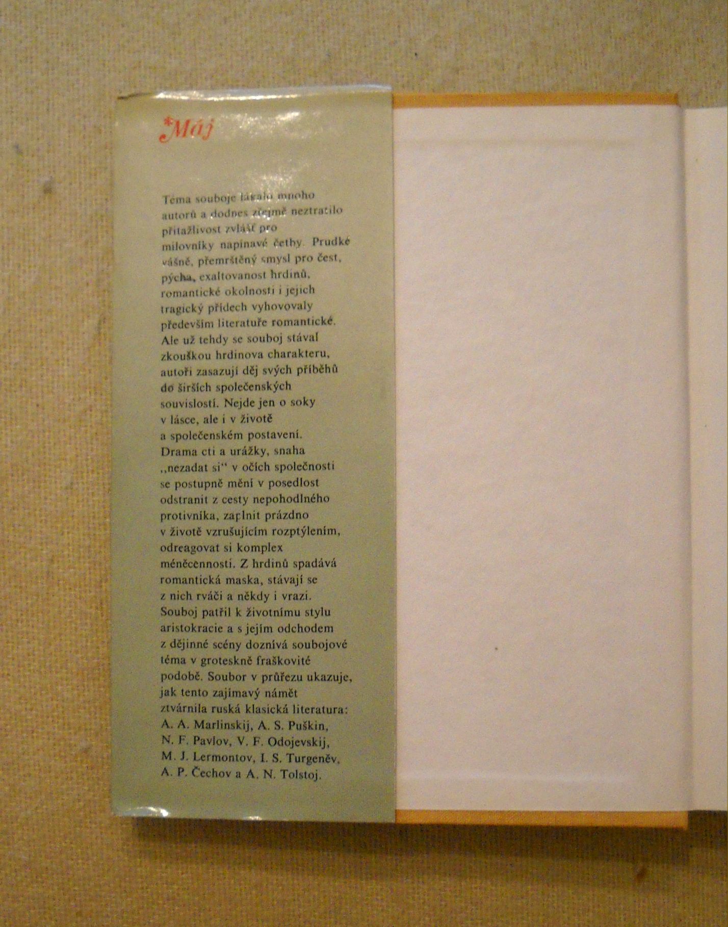 Antologie Souboje - Máj 1982