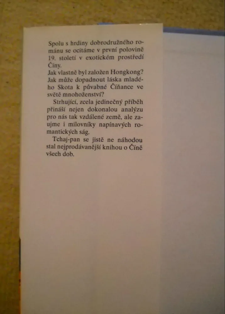 James Clavell - Tchaj-Pan - KK 1994