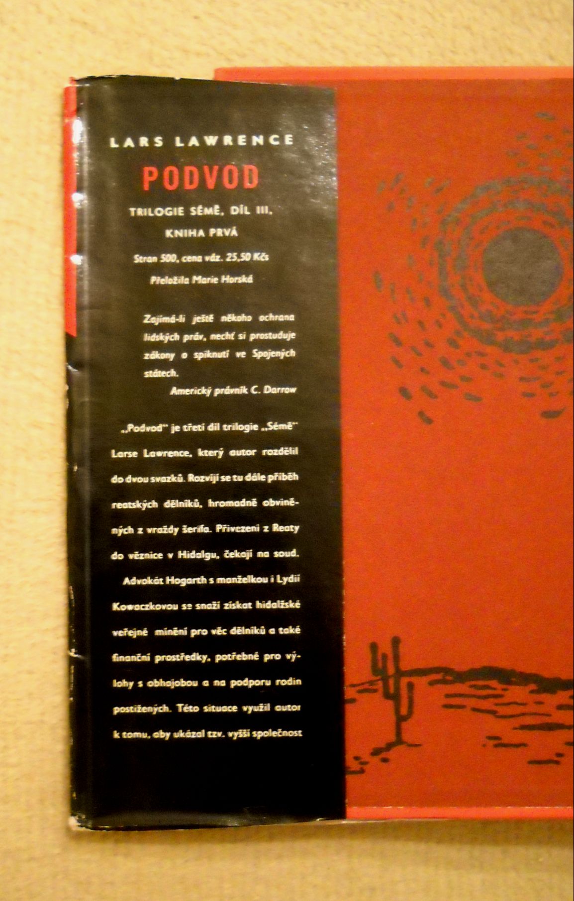Lars Lawrence - Podvod - Díl třetí Kniha prvá - 1962
