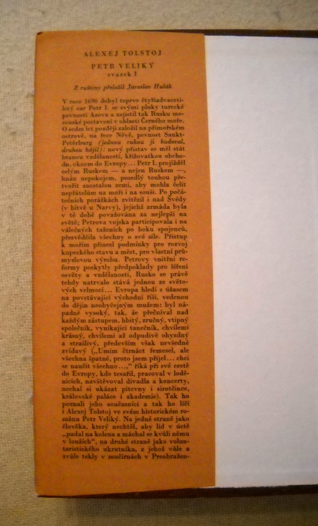 Alexej Tolstoj - Petr Veliký svazek I. - Odeon 1982