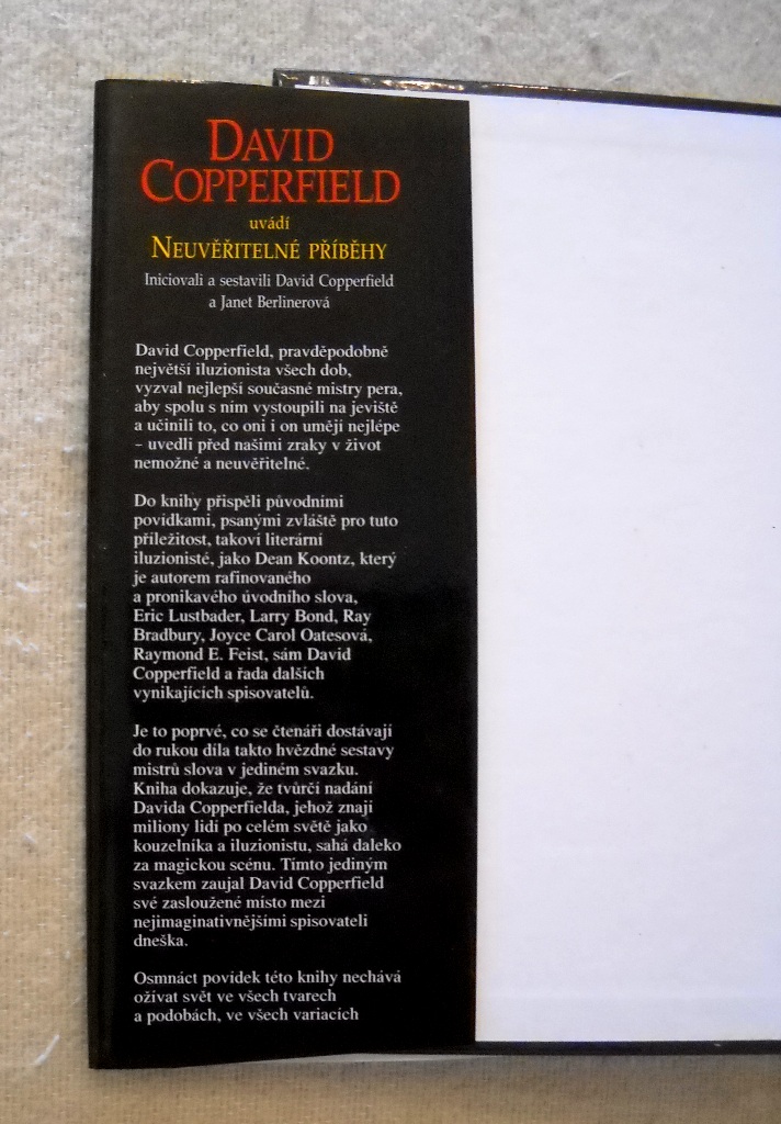 David Copperfield - Neuvěřitelné příběhy - 1996