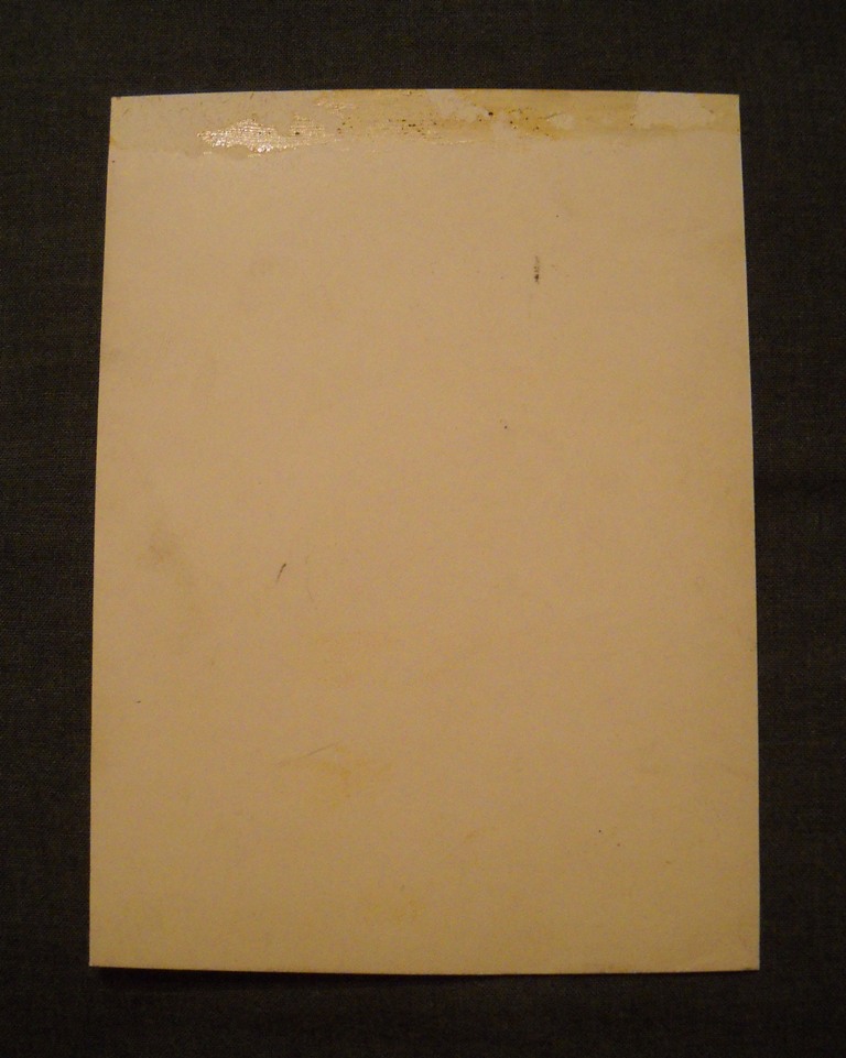Drobný výtvarný list - portrét kresba tužkou - signováno Matyáš 1934