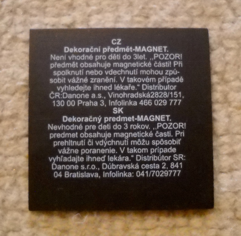 Sběratelská magnetka řada Kostíci zvířecí abeceda - E Emu