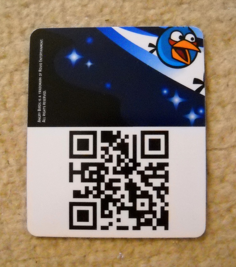 Sběratelská 3D kartička Angry Birds číslo 9/24 Space