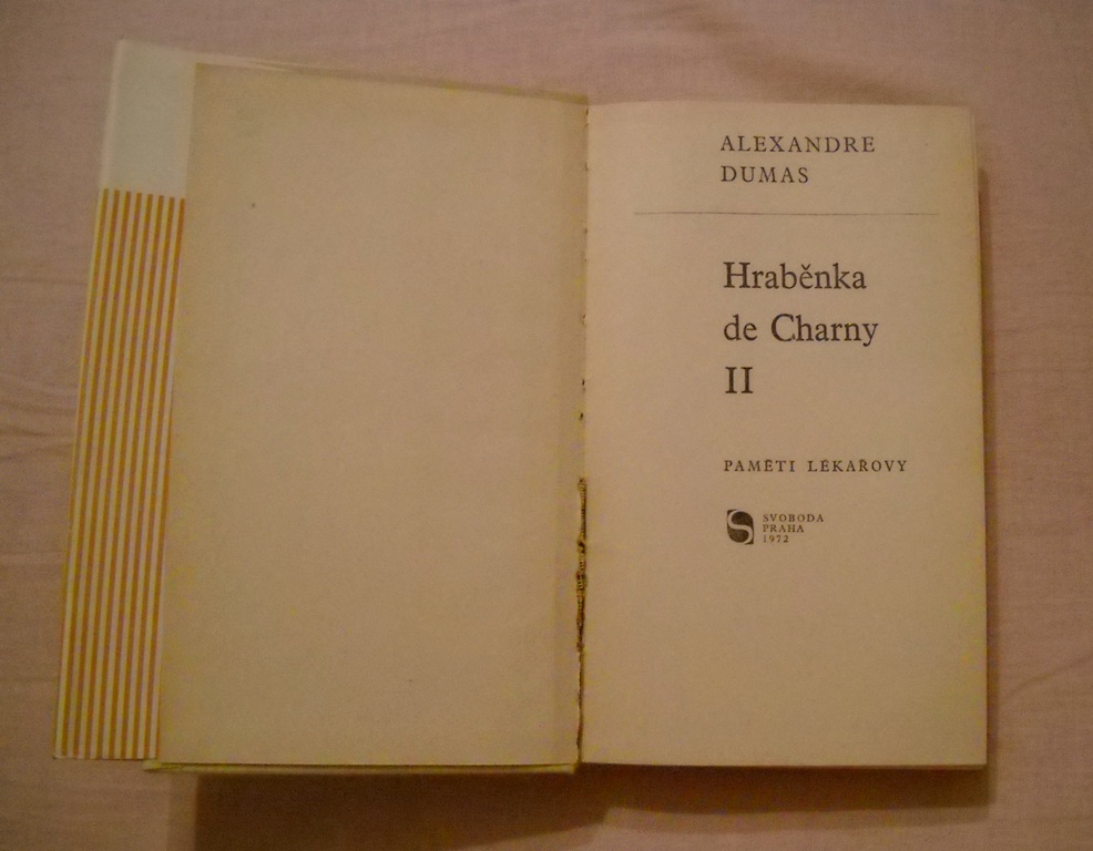 Alexandre Dumas - Hraběnka de Charny II. - 1972