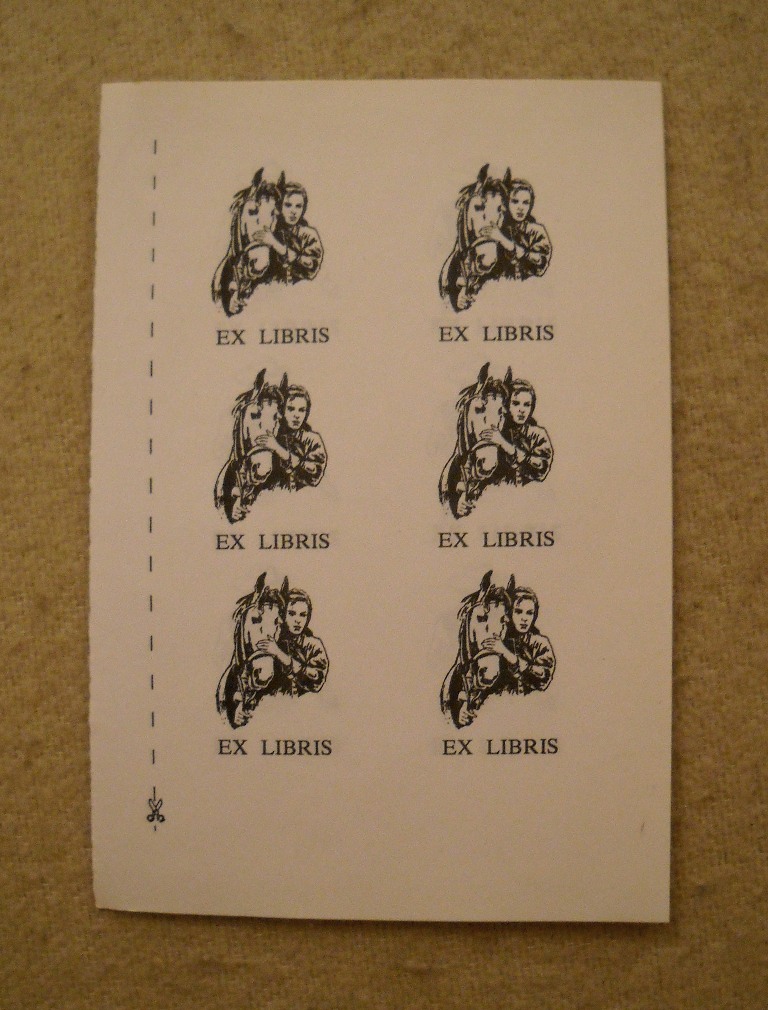 Ex Libris J. Hora - 24 kusů na 4 listech - 1991