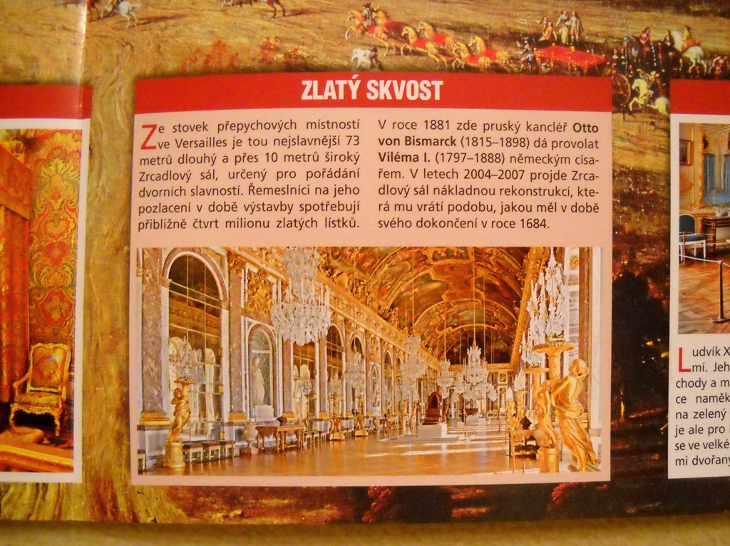 Plakát History Revue Speciál Zámek ve Versailles