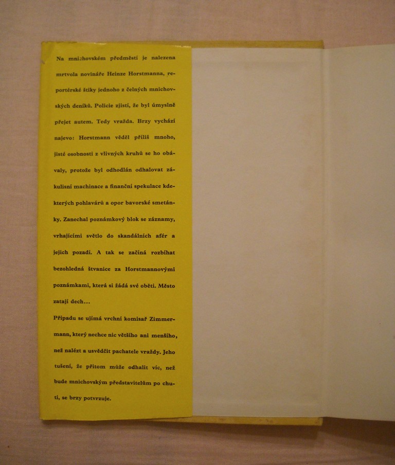 Hans Hellmut Kirst - Vaše věc, pane komisaři - Svoboda 1976