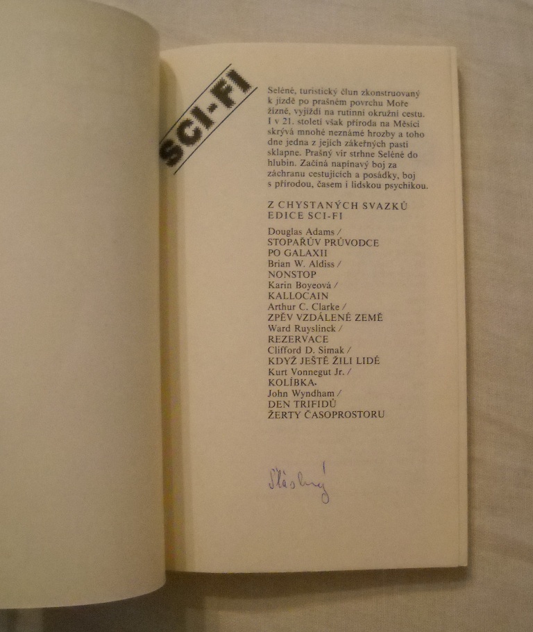 Arthur C. Clarke - Měsíční prach - Odeon 1989