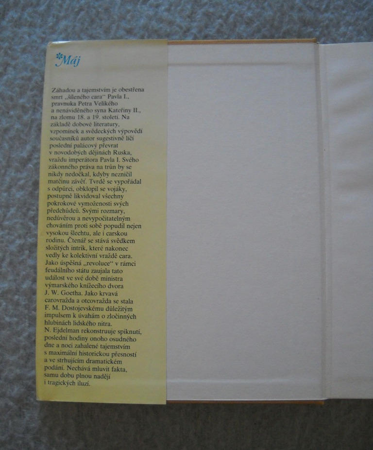 Natan Ejdelman - Smrt tyrana - Máj 1986