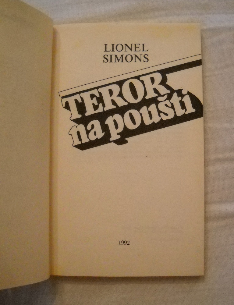 Lionel Simons - Teror na poušti - 1992