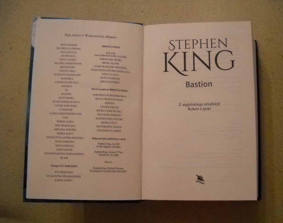 Stephen King - Bastion - Albatros 2017