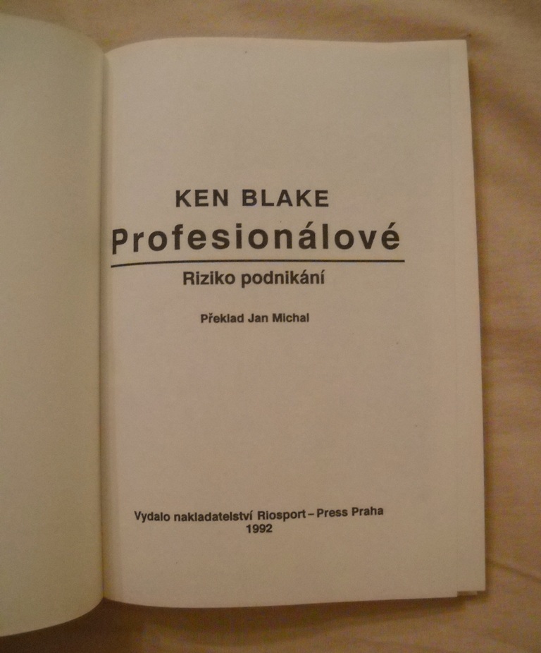 Ken Blake - Profesionálové Riziko podnikání - 1992