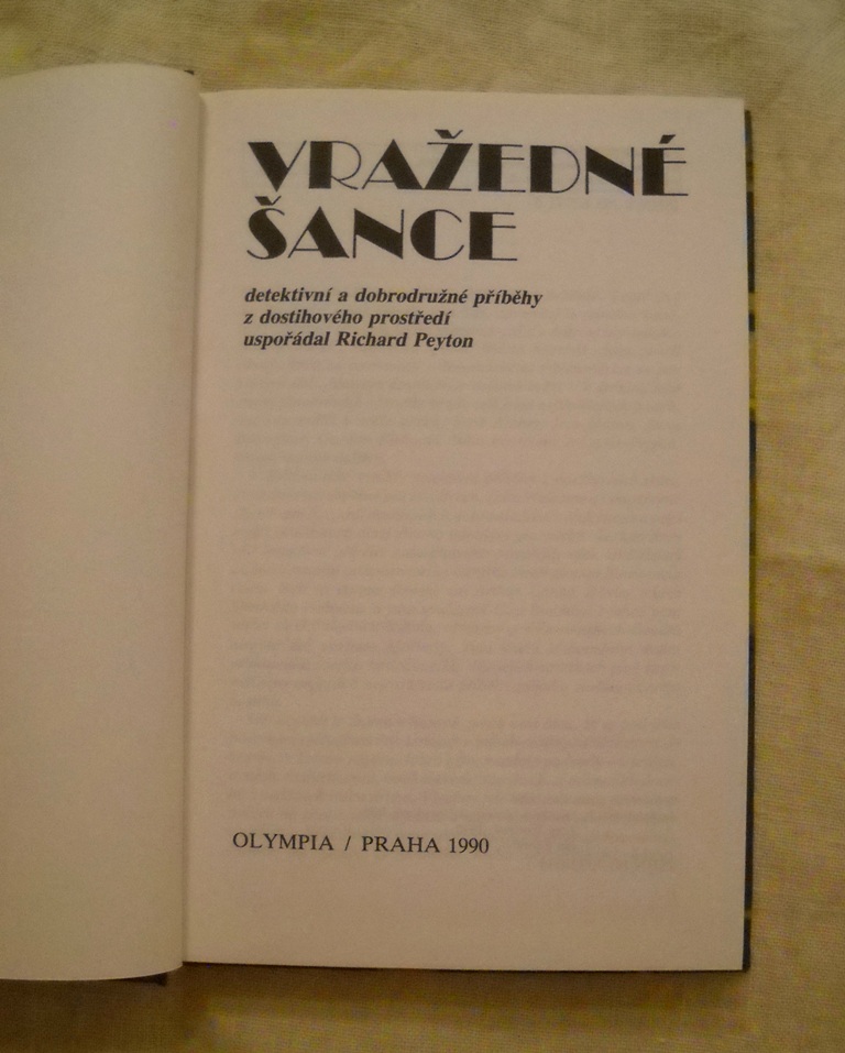 antologie Vražedné šance - Olympia 1990