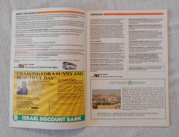 Israel Airlines Guide - / turistický průvodce po Izraeli - anglicky /
