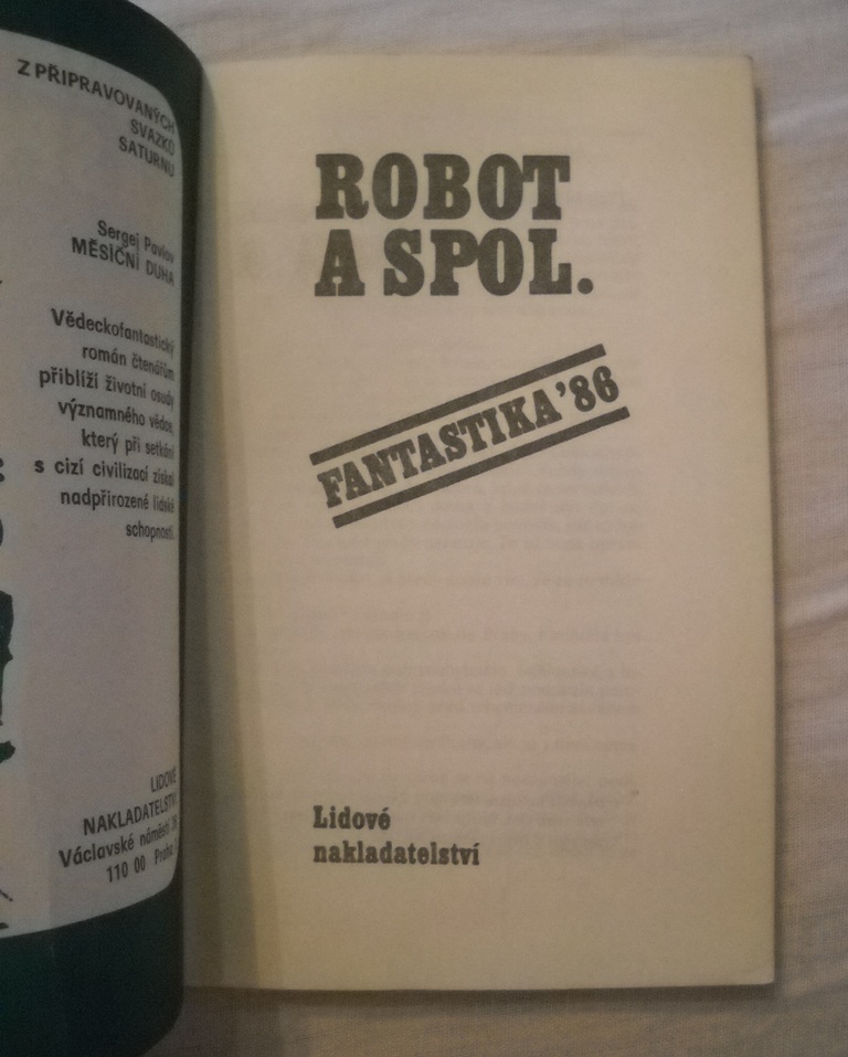 Robot a spol. - Saturn • Fantastika 86