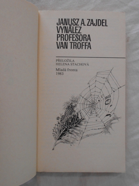 J.A. Zajdel - Vynález profesora van Troffa - Mf 1983
