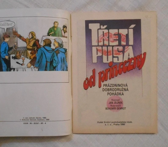 Komiks Třetí pusa od princezny - KPP 1990