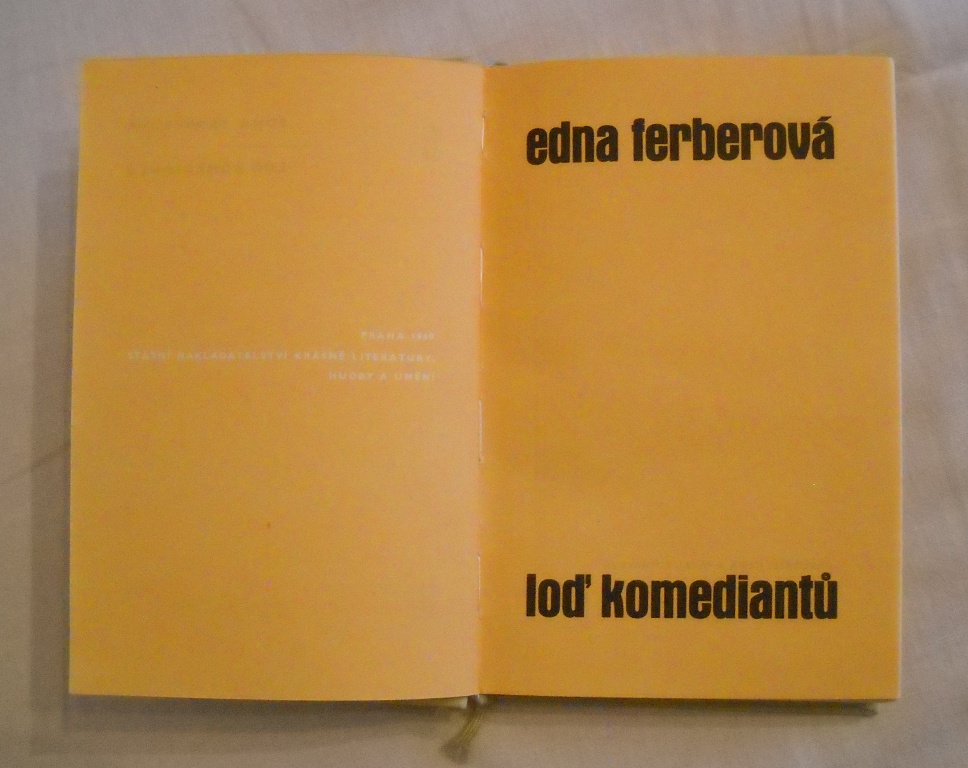 Edna Ferberová - Loď komediantů - SNKLHU 1960