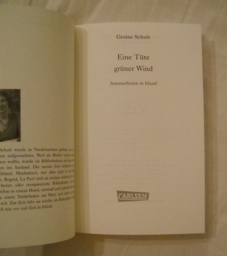 Gesine Schulz - Eine Tüte grüner Wind - Carlsen 2002