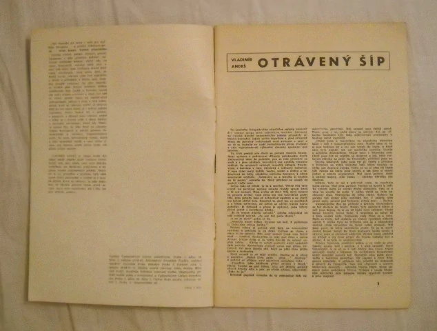 Vladimír Andrš - Otrávený šíp - knižnice Rok 1969