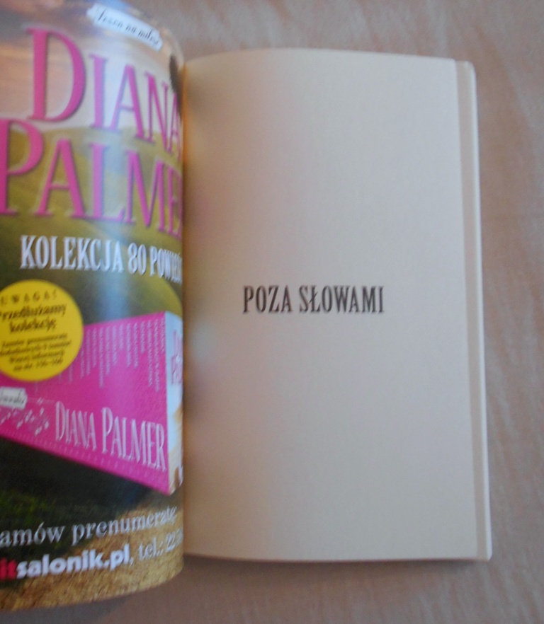Diana Palmer - Poza słowami - 2013