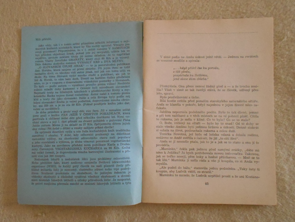 Vlasta Javořická - V samotách 2. sešit - 1991