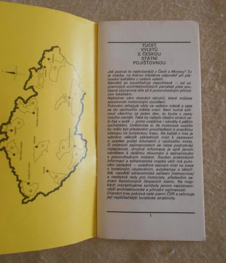 Tucet výletů s Českou státní pojišťovnou - 1983