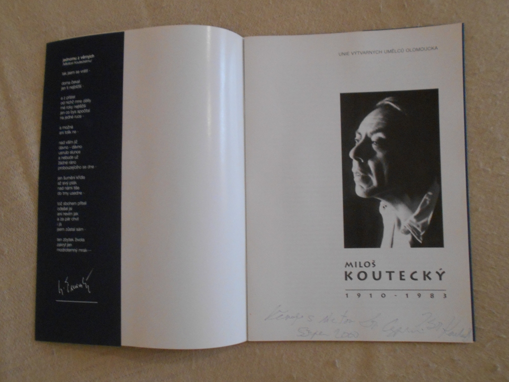 Miloš Koutecký 1910-1983 - katalog k výstavě 2000