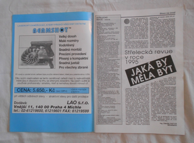 Časopis Střelecká revue rok 1994 číslo 12