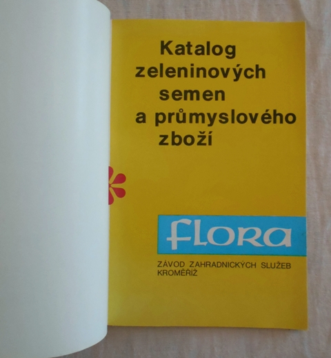 Katalog Sempra ZZS Kroměříž - Flora - 1974