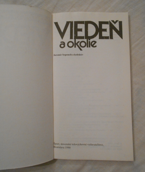 Viedeň a okolie - Informátor a sprievodca - Šport 1990
