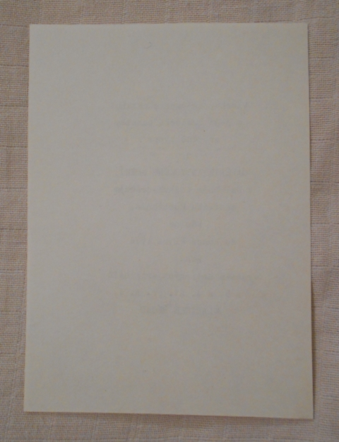 Pozvánka do Galerie antického umění Hostinné - říjen 1974