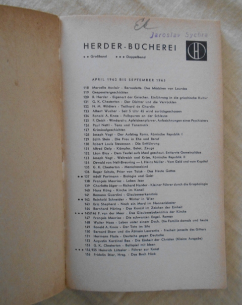 Augustin Kardinal Bea - Die Einheit der Christen - 1963