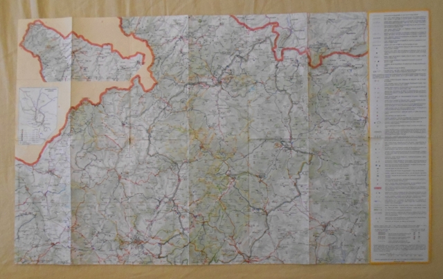 Mapa - Jeseníky - Soubor turistických map 19 - rok 1993