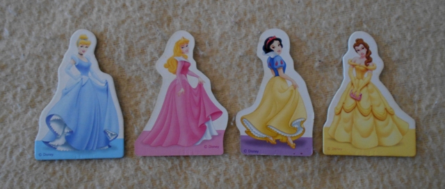 Princezny - hrací figurky 4 kusy ke hře Princezny na plese - Disney