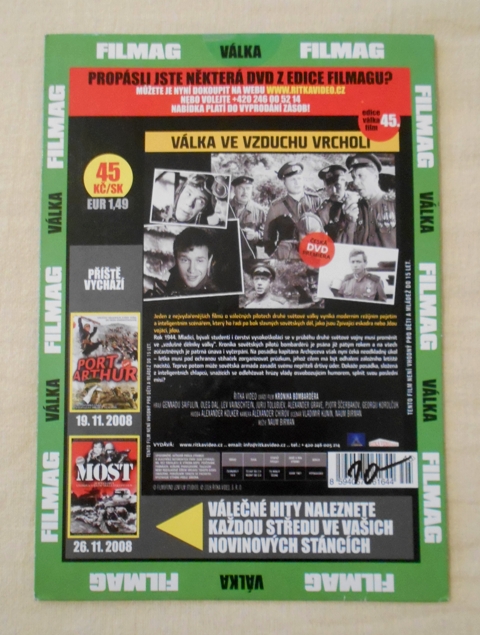Kronika bombardéra - válečný letecký - DVD NEVYBALENÉ