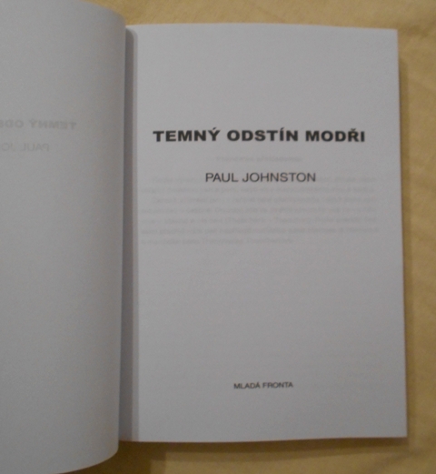 Paul Johnston - Temný odstín modři - Mf 2008