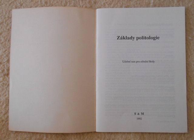 Jindřich Fibich - Základy politologie - 1992