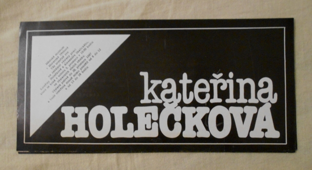 Kateřina Holečková Alexandr Skalický - Moravská Třebová 1987