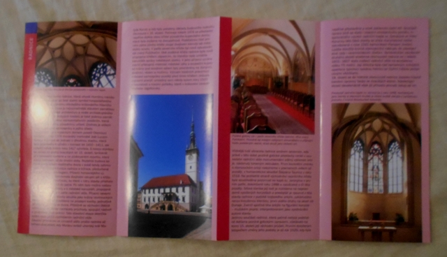 Regionální propagační leták Olomouc radnice