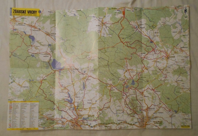 Zimní mapa Žďárské vrchy 1 : 55 000 