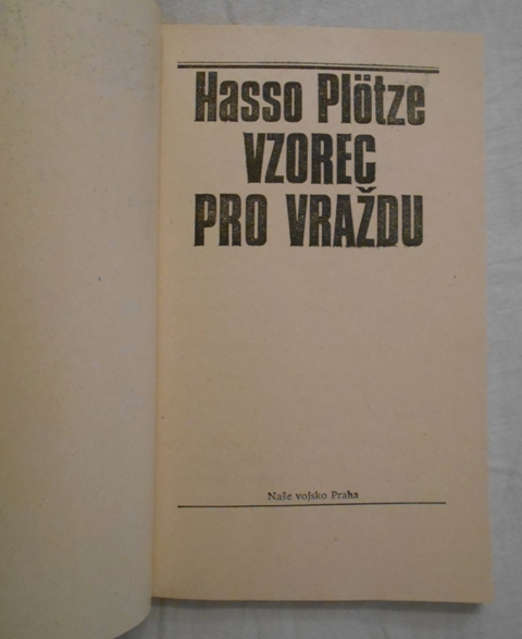 Hasso Plőtze - Vzorec pro vraždu - NV 1986