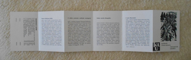 Knižní objednací lístek Krásná literatura výtvarné umění