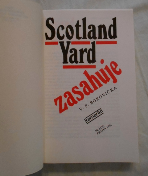 V.P. Borovička - Scotland Yard zasahuje - 1991