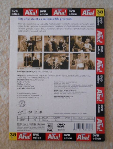 Přednosta stanice - komedie - DVD NEVYBALENÉ