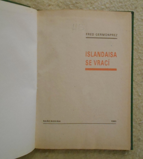 Fred Germonprez - Islandaisa se vrací - 1983/84