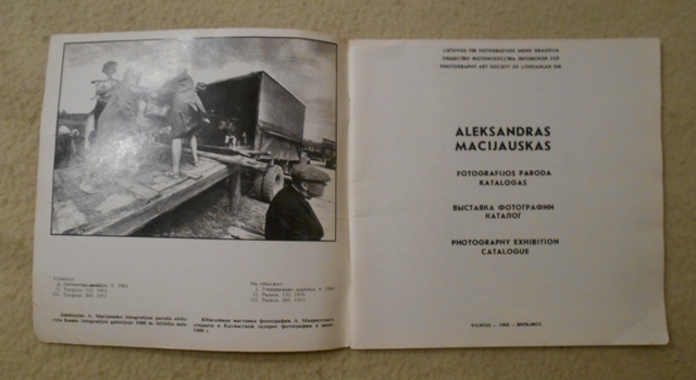 Program Aleksandras Macijauskas - Vilnius 1988