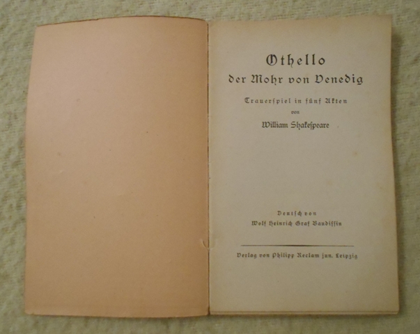 William Shakespeare - Othello - Leipzig