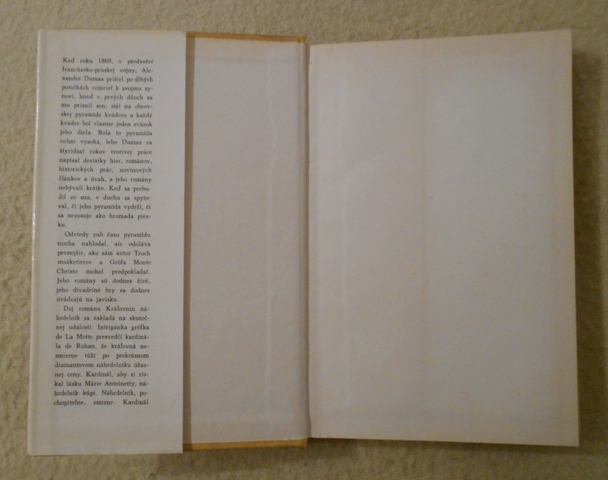 Alexandre Dumas - Kráľovnin náhrdelník 1 - 1973 - slovensky